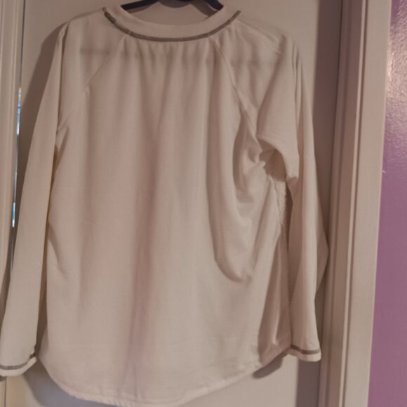 Secret Treasures Women's Cat Nap Pajama Top Size Large Long Sleeve - Picture 7 of 7